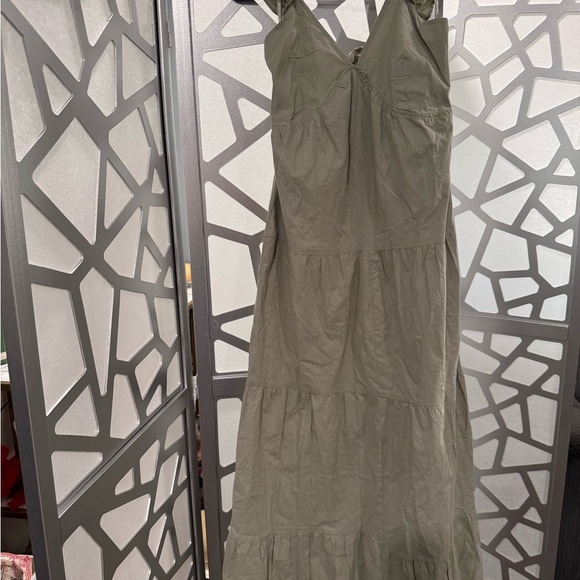 Sim & Sam Dresses & Skirts - Elegant Olive Green Maxi Dress